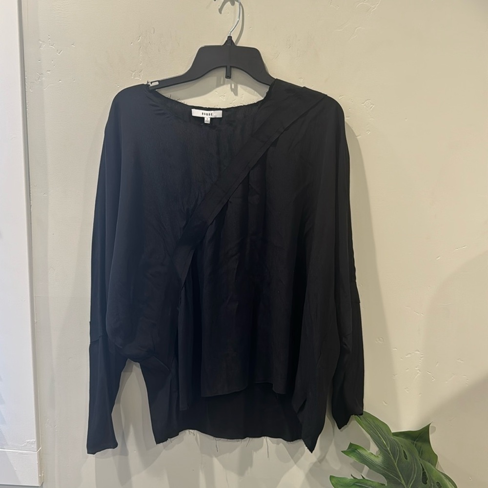 NWT Ro & De black boho blouse SZ M 🔥✨✨